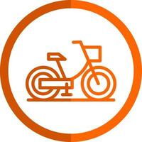 Fahrrad-Vektor-Icon-Design vektor