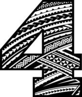 maori mandala engelsk alfabet brev vektor