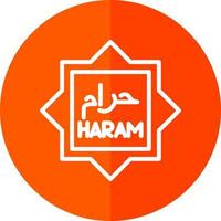 Haram-Vektor-Icon-Design vektor