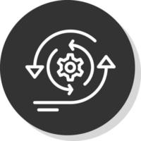 agile Prinzipien Vektor-Icon-Design vektor