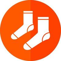 Socken-Vektor-Icon-Design vektor