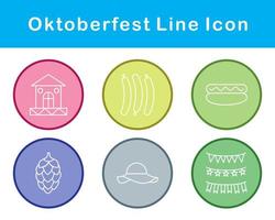 oktoberfest vektor ikon uppsättning