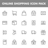 Online-Shopping-Icon-Pack vektor