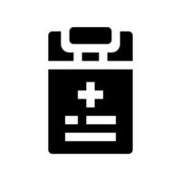 Gesundheit Bericht Symbol zum Ihre Webseite, Handy, Mobiltelefon, Präsentation, und Logo Design. vektor