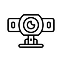 Webcam-Symbol für Ihre Website, Ihr Handy, Ihre Präsentation und Ihr Logo-Design. vektor