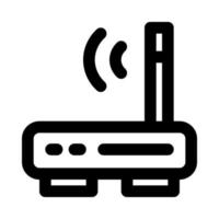 Router-Symbol für Ihre Website, Ihr Handy, Ihre Präsentation und Ihr Logo-Design. vektor