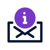 E-Mail-Symbol für Ihre Website, Ihr Handy, Ihre Präsentation und Ihr Logo-Design. vektor