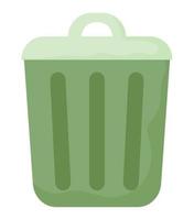 Grün Müll Behälter vektor