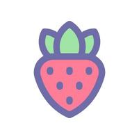 Erdbeere Symbol zum Ihre Webseite Design, Logo, Anwendung, ui. vektor