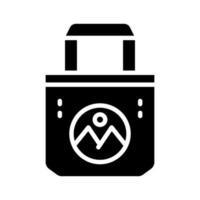 Tasche Tasche Symbol zum Ihre Webseite, Handy, Mobiltelefon, Präsentation, und Logo Design. vektor