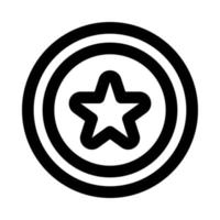 Star Abzeichen Symbol zum Ihre Webseite, Handy, Mobiltelefon, Präsentation, und Logo Design. vektor