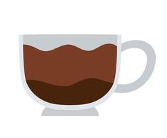 transparent Kaffee Tasse vektor