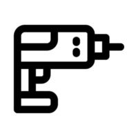 Bohrsymbol für Ihre Website, Ihr Handy, Ihre Präsentation und Ihr Logo-Design. vektor
