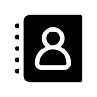 Telefon Buch Symbol zum Ihre Webseite Design, Logo, Anwendung, ui. vektor