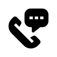 Anruf Center Symbol zum Ihre Webseite, Handy, Mobiltelefon, Präsentation, und Logo Design. vektor