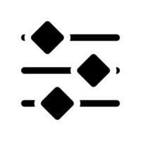 Equalizer Symbol zum Ihre Webseite Design, Logo, Anwendung, ui. vektor
