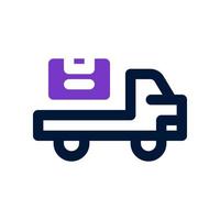 LKW Lieferung Symbol zum Ihre Webseite, Handy, Mobiltelefon, Präsentation, und Logo Design. vektor