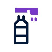 Seife Flasche Symbol zum Ihre Webseite, Handy, Mobiltelefon, Präsentation, und Logo Design. vektor