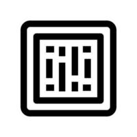 Barcode Symbol zum Ihre Webseite, Handy, Mobiltelefon, Präsentation, und Logo Design. vektor