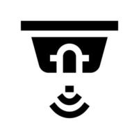 Rauch Detektor Symbol zum Ihre Webseite, Handy, Mobiltelefon, Präsentation, und Logo Design. vektor