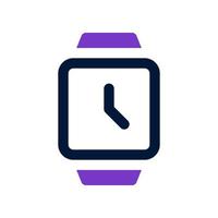 Uhr Symbol zum Ihre Webseite, Handy, Mobiltelefon, Präsentation, und Logo Design. vektor