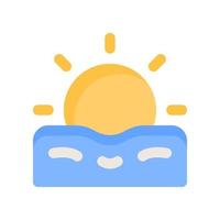 Sonnenaufgang Symbol zum Ihre Webseite Design, Logo, Anwendung, ui. vektor
