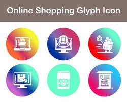 Online-Shopping-Vektor-Icon-Set vektor