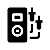 Voltmeter Symbol zum Ihre Webseite, Handy, Mobiltelefon, Präsentation, und Logo Design. vektor