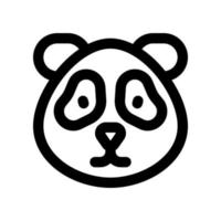 Panda Symbol zum Ihre Webseite Design, Logo, Anwendung, ui. vektor