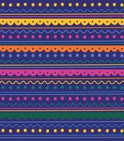 farbig Mexikaner Girlanden Muster vektor