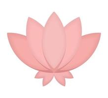 rosa Lotusblume vektor