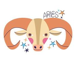 zodiaken aries konstellation vektor