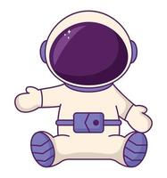klein Astronaut Illustration vektor
