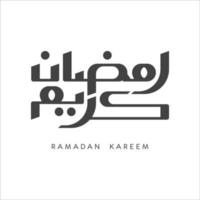 ramadan kareem arabicum kalligrafi. ramadan kareem hälsning kort. Ramadhan mubarak. Lycklig ramadan och helig ramadan. månad av fasta för muslimer. vektor illustration