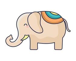 indisk elefant design vektor