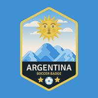 Argentinien-WM-Abzeichen vektor