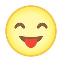 Zunge kleben aus Emoji vektor