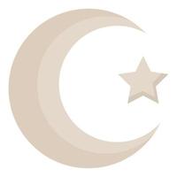 Islam Mond Design vektor