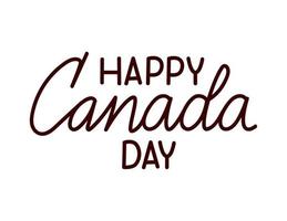 Botschaft von Kanada Tag vektor