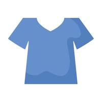 blå skjorta design vektor