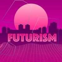 futurism city vektor