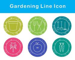 Gartenarbeit Vektor Symbol einstellen
