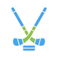 Eis Eishockey einzigartig Vektor Symbol