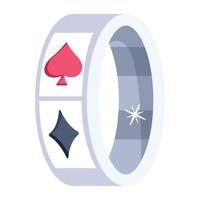 modisch Poker Ring vektor