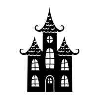 schwarz Schloss Symbol vektor