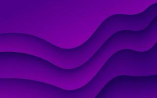 mehrschichtige lila textur 3d-papierschnittschichten im farbverlaufsvektorbanner. abstraktes Papierschnitt-Kunsthintergrunddesign für Website-Vorlage. Topographie-Kartenkonzept oder glatter Origami-Papierschnitt vektor