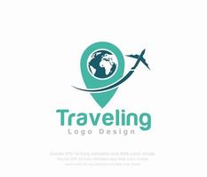 Reise Logo, Flugzeug Logo oder Reisen Logo vektor