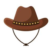 cowboy hatt design vektor