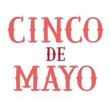 Banner von cinco de Mayo vektor