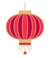 rote chinesische lampe vektor